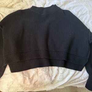 Free People Cropped Easy Street Sweater